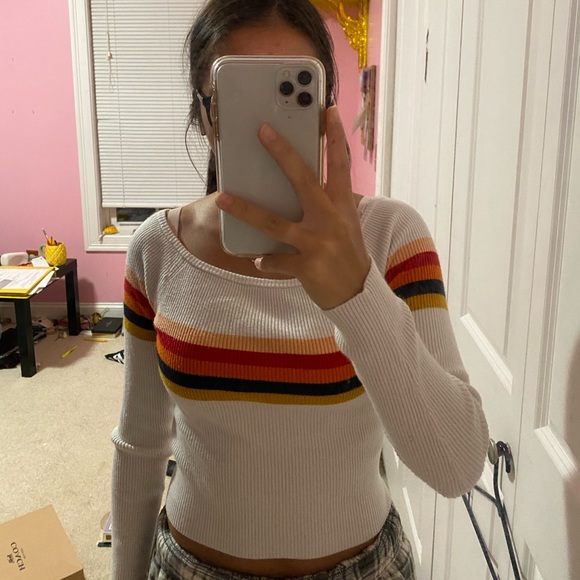 Lottie Moss Off The Shoulder Top - Picture 2 of 2